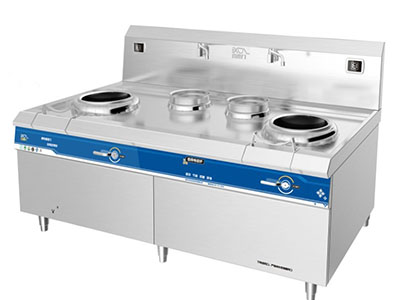 电磁双头双尾小炒炉